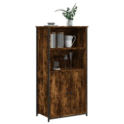 vidaXL Highboard Räuchereiche 62x36x121,5 cm Holzwerkstoff