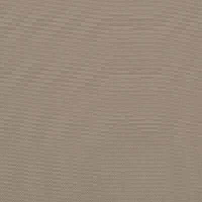 vidaXL Gartenbank-Auflage Taupe 120x(50+50)x7 cm Oxford-Gewebe