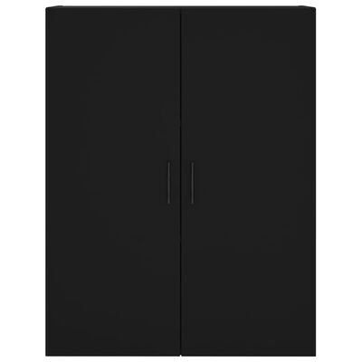 vidaXL Highboard Schwarz 69,5x34x180 cm Holzwerkstoff