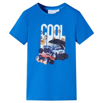 Kinder-T-Shirt Blau 116