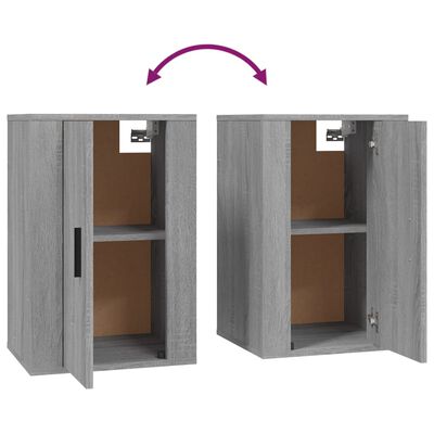 vidaXL 5-tlg. TV-Schrank-Set Grau Sonoma Holzwerkstoff