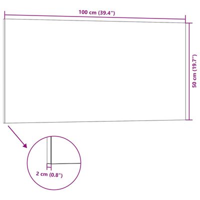 vidaXL 3D-Wandpaneele 10 Stk. Rot und Weiß 100x50 cm EPS