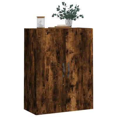 vidaXL Wandschrank Räuchereiche 69,5x34x90 cm Holzwerkstoff