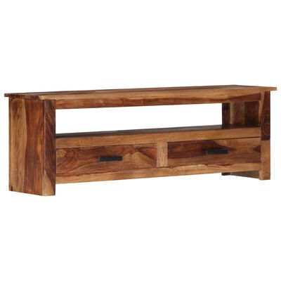 vidaXL TV-Schrank 118x30x40 cm Massivholz