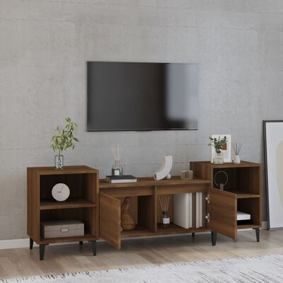 vidaXL TV-Schrank Braun Eichen-Optik 160x35x55 cm Holzwerkstoff