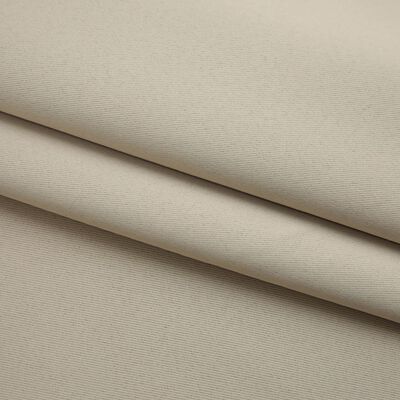 vidaXL Verdunkelungsvorhang mit Haken Beige 290 x 245 cm