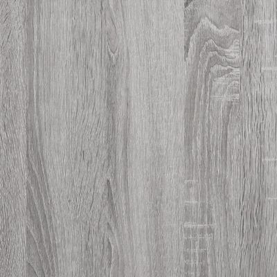 vidaXL Wandregale 4 Stk. Grau Sonoma 100x30x1,5 cm Holzwerkstoff