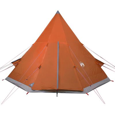 vidaXL Tipi-Campingzelt 4 Personen Orange Wasserdicht