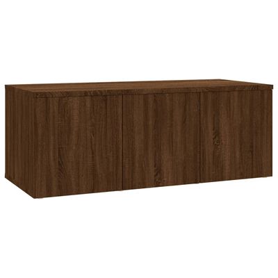 vidaXL TV-Schrank Braun Eichen-Optik 80x34x30 cm Holzwerkstoff