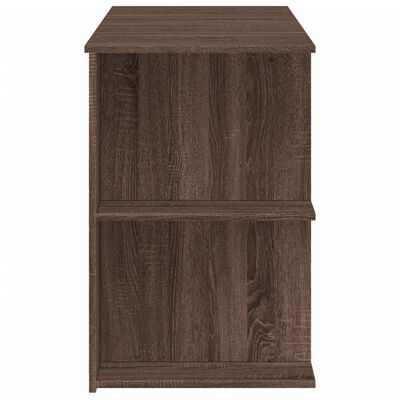 vidaXL Schreibtisch Braun Eichen-Optik 140x50x75 cm Holzwerkstoff