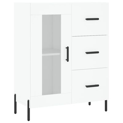 vidaXL Highboard Weiß 69,5x34x180 cm Holzwerkstoff