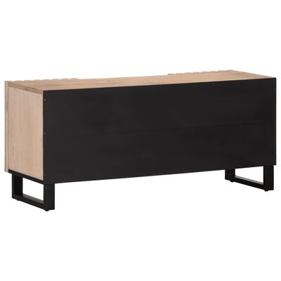 vidaXL TV-Schrank 100x34x46 cm Massivholz Mango