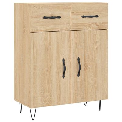 vidaXL Sideboard Sonoma-Eiche 69,5x34x90 cm Holzwerkstoff