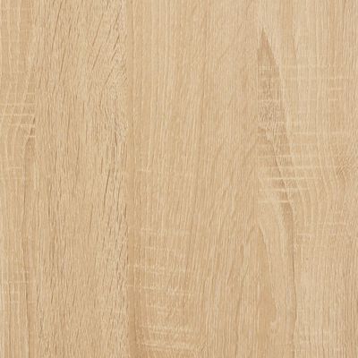 vidaXL Wandregale 2 Stk. Sonoma-Eiche 60x25x25,5 cm Holzwerkstoff