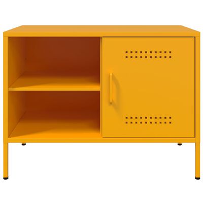 vidaXL TV-Schrank Senfgelb 68x39x50,5 cm Stahl