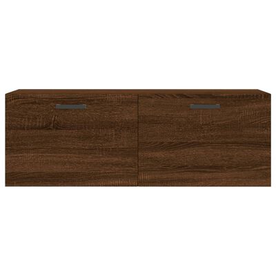 vidaXL Wandschrank Braun Eichen-Optik 100x36,5x35 cm Holzwerkstoff