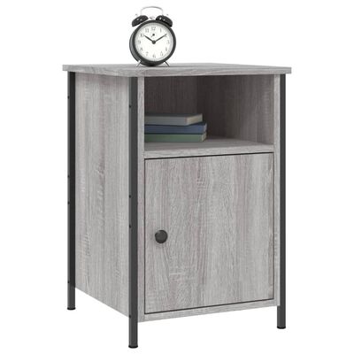 vidaXL Nachttische 2 Stk. Grau Sonoma 40x42x60 cm Holzwerkstoff