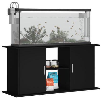 vidaXL Aquariumständer Schwarz 121x41x58 cm Holzwerkstoff