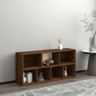 vidaXL Bücherschrank Braun Eichen-Optik 50x25x106 cm