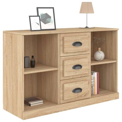 vidaXL Sideboard Sonoma-Eiche 104,5x35,5x67,5 cm Holzwerkstoff