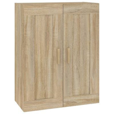 vidaXL Wandschrank Sonoma-Eiche 69,5x32,5x90 cm Holzwerkstoff