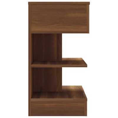 vidaXL Nachttisch Braun Eichen-Optik 40x35x65 cm Holzwerkstoff