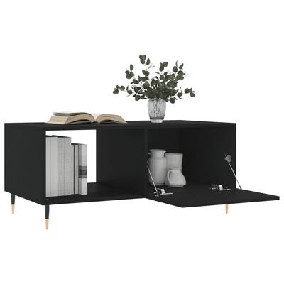 vidaXL Couchtisch Schwarz 90x50x40 cm Holzwerkstoff