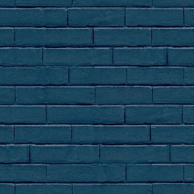 Noordwand Tapete Good Vibes Brick Wall Blau
