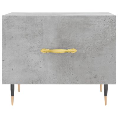 vidaXL Couchtisch Betongrau 50x50x40 cm Holzwerkstoff