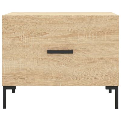 vidaXL Couchtisch Sonoma-Eiche 50x50x40 cm Holzwerkstoff