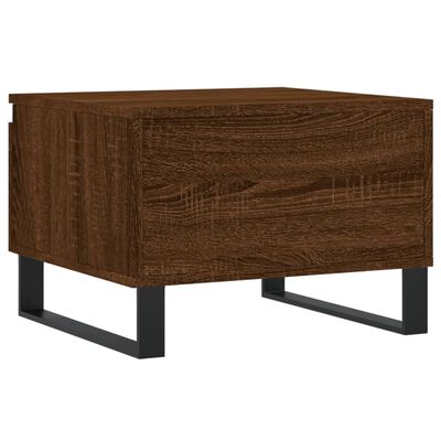 vidaXL Couchtisch Braun Eichen-Optik 50x46x35 cm Holzwerkstoff