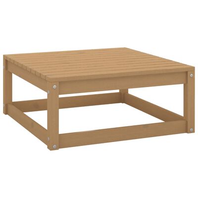 vidaXL 9-tlg Garten-Lounge-Set mit Kissen Honigbraun Massivholz Kiefer