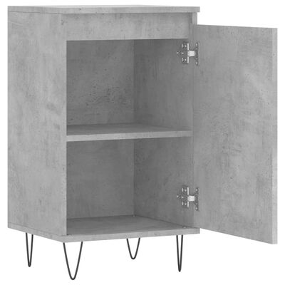 vidaXL Sideboards 2 Stk. Betongrau 40x35x70 cm Holzwerkstoff