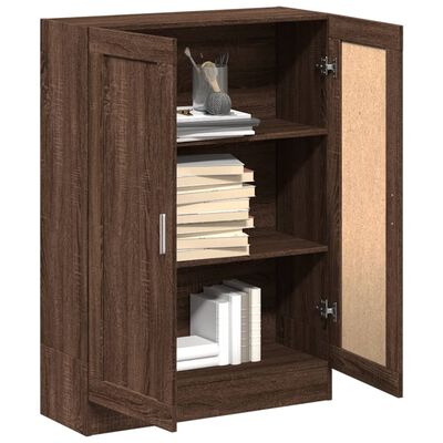 vidaXL Bücherschrank Braun Eichen-Optik 82,5x30,5x115 cm Holzwerkstoff