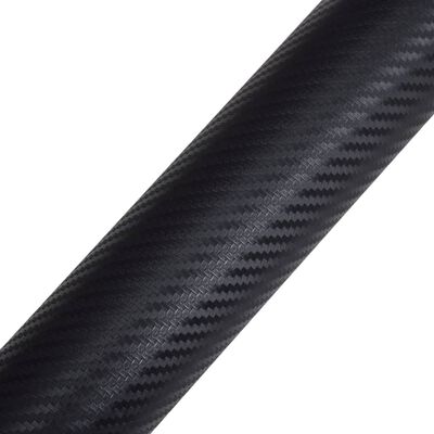 vidaXL Autofolien 2 Stk. 3D Schwarz 100x150 cm