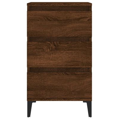 vidaXL Nachttisch Braun Eichen-Optik 40x35x70 cm Holzwerkstoff