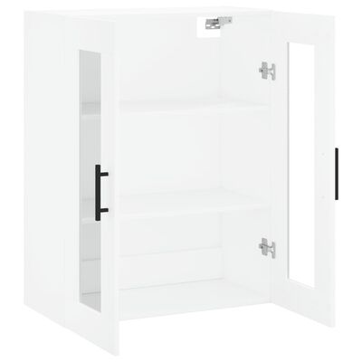 vidaXL Wandschrank Weiß 69,5x34x90 cm