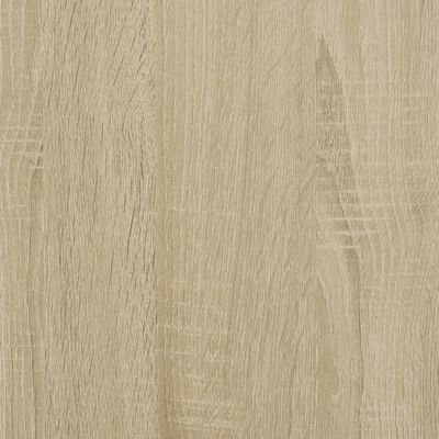 vidaXL Couchtisch Sonoma-Eiche 100x100x48,5 cm Holzwerkstoff