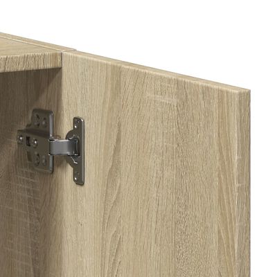 vidaXL Aktenschrank Sonoma-Eiche 60x32x115 cm Holzwerkstoff