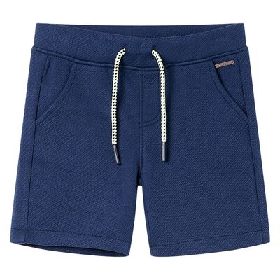 Kindershorts mit Kordelzug Dunkelblau 92