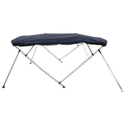 vidaXL 4-Bow Bimini-Top mit Mesh-Seitenteilen 243x(200-213)x137 cm