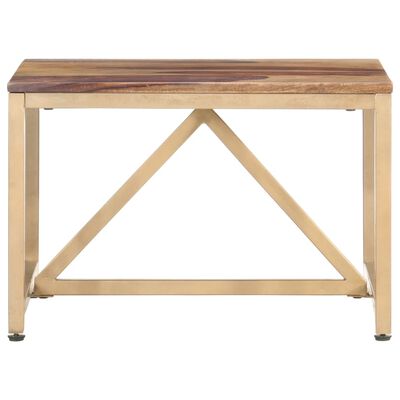 vidaXL Beistelltisch 60x60x40 cm Massivholz