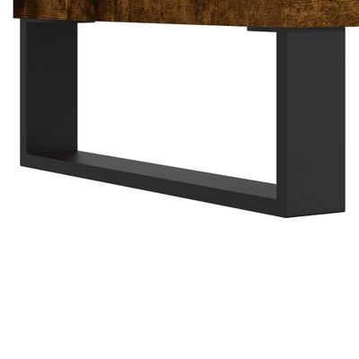 vidaXL Couchtisch Räuchereiche 102x44,5x50 cm Holzwerkstoff