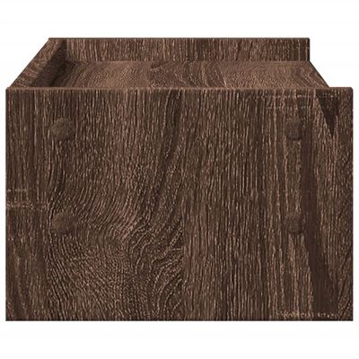 vidaXL Monitorständer Braun Eichen-Optik 42x24x16 cm Holzwerkstoff