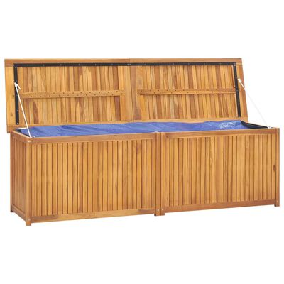 vidaXL Gartenbox 175x50x55 cm Massivholz Teak