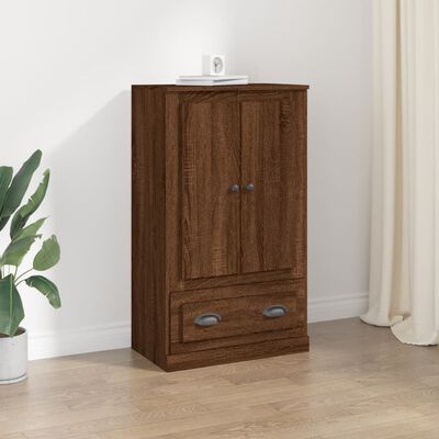 vidaXL Highboard Braun Eichen-Optik 60x35,5x103,5 cm Holzwerkstoff