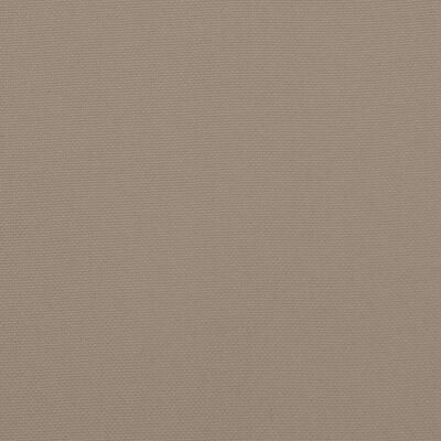 vidaXL Palettenkissen Taupe 70x40x12 cm Stoff