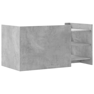 vidaXL Couchtisch Betongrau 100x50x50 cm Holzwerkstoff