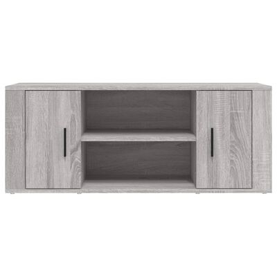 vidaXL TV-Schrank Grau Sonoma 100x35x40 cm Holzwerkstoff