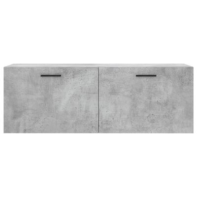 vidaXL Wandschrank Betongrau 100x36,5x35 cm Holzwerkstoff